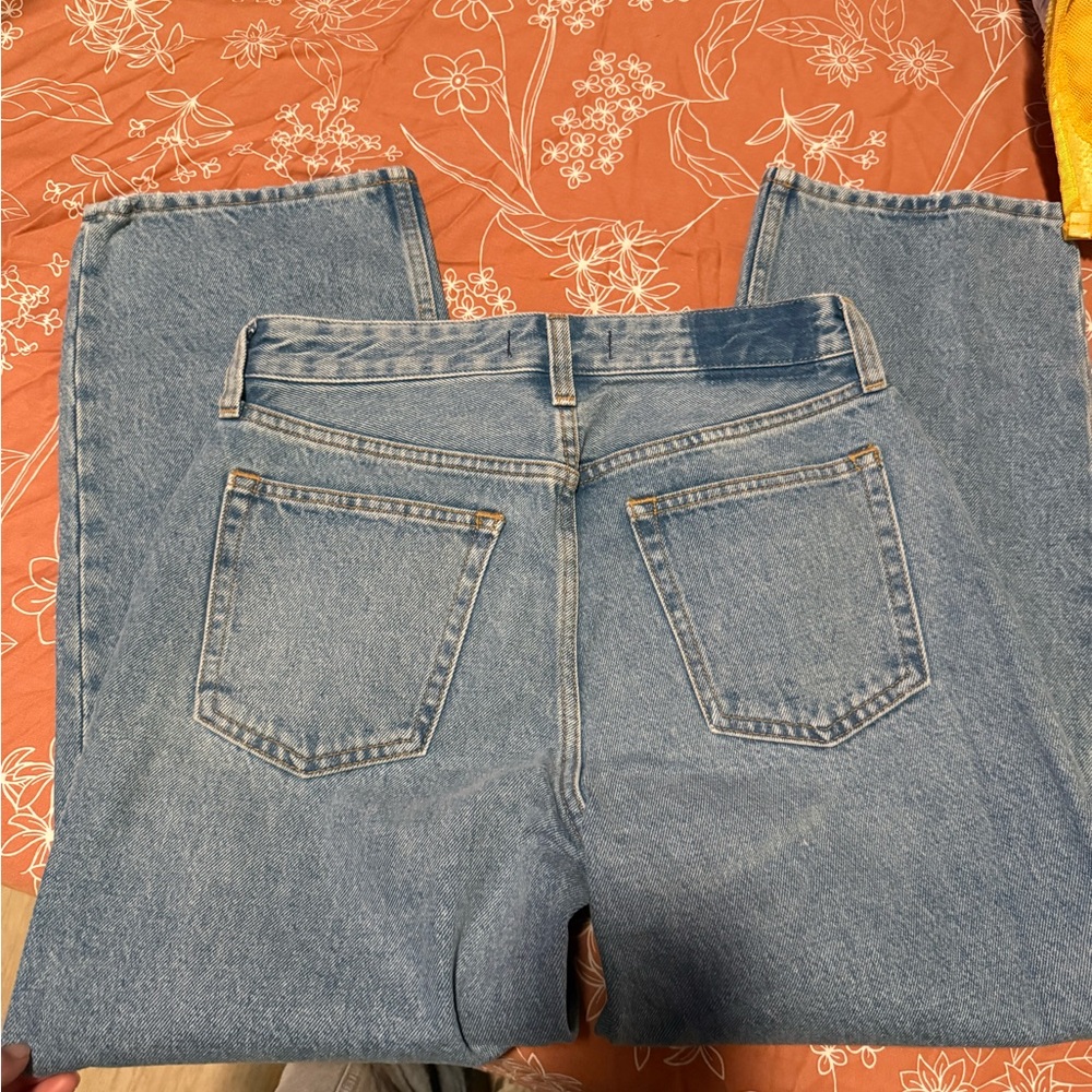 Abercrombie & Fitch Low Rise Loose Jeans Size 25 Curve Love - Picture 7 of 7